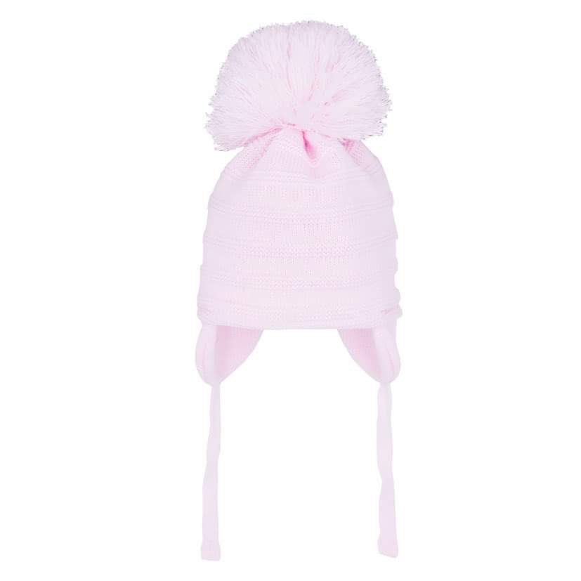 P&Co Girls Pink Pom Hat Kendall