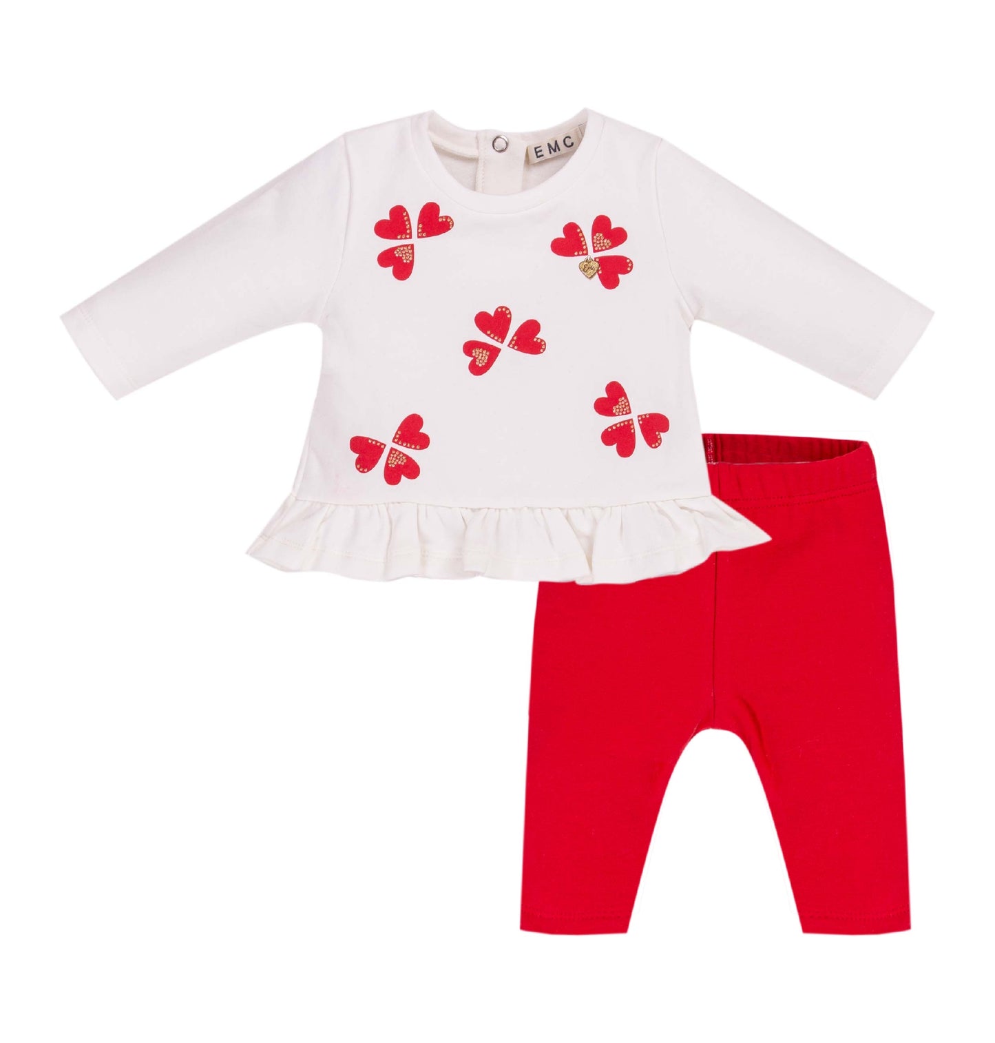 EMC Girls Red Legging Set AW