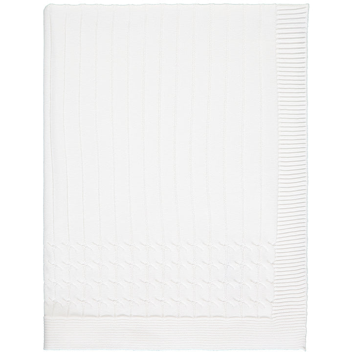 Emile Et Rose Baby Blankets White Pink or Blue