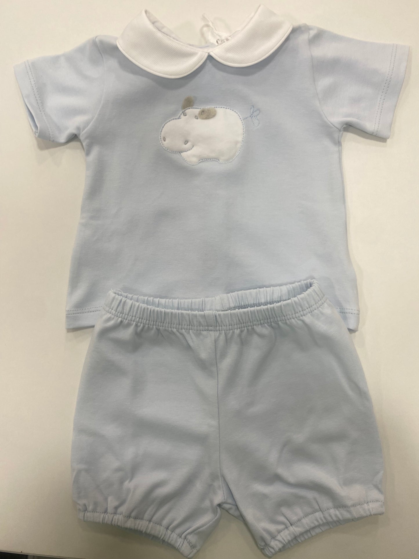 Coccodé Boys 2 Piece Bloomer Set SS24 Hippo