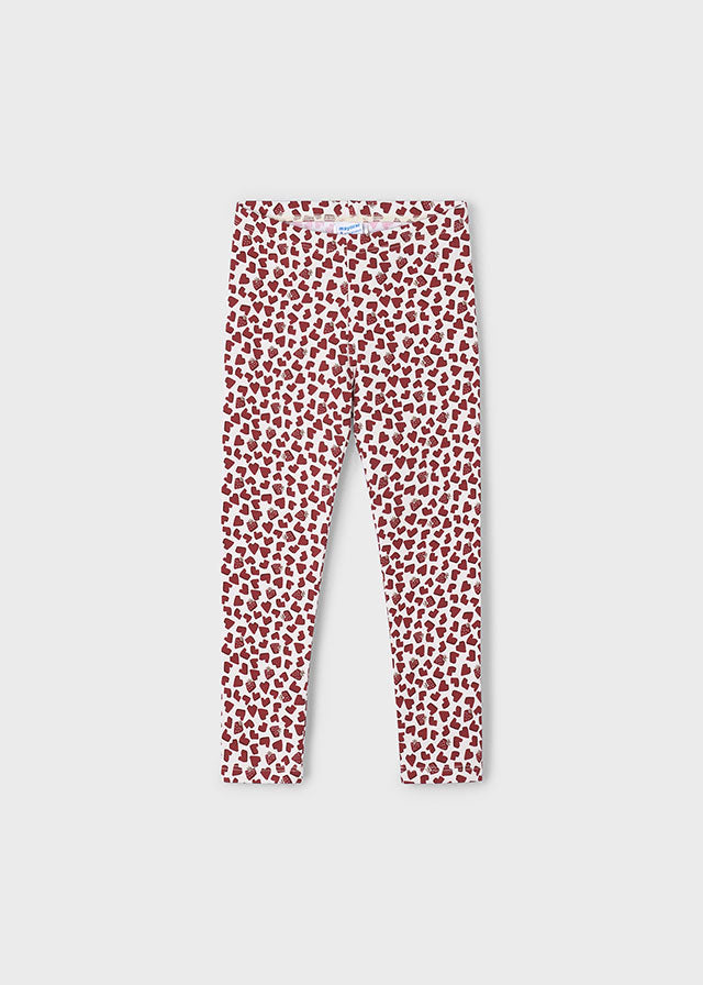 Mayoral Girls Beige Printed Legging Set AW25