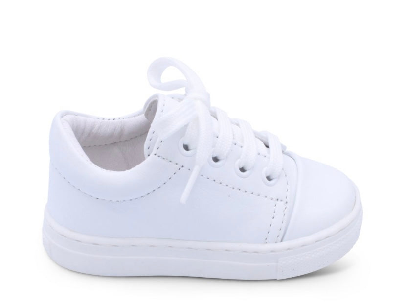 Borboleta Boys White Lace Sneakers Santiago