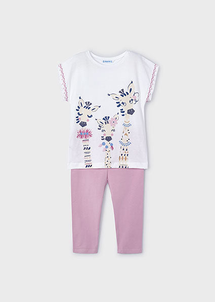 Mayoral Girls Lilac Legging Set SS24
