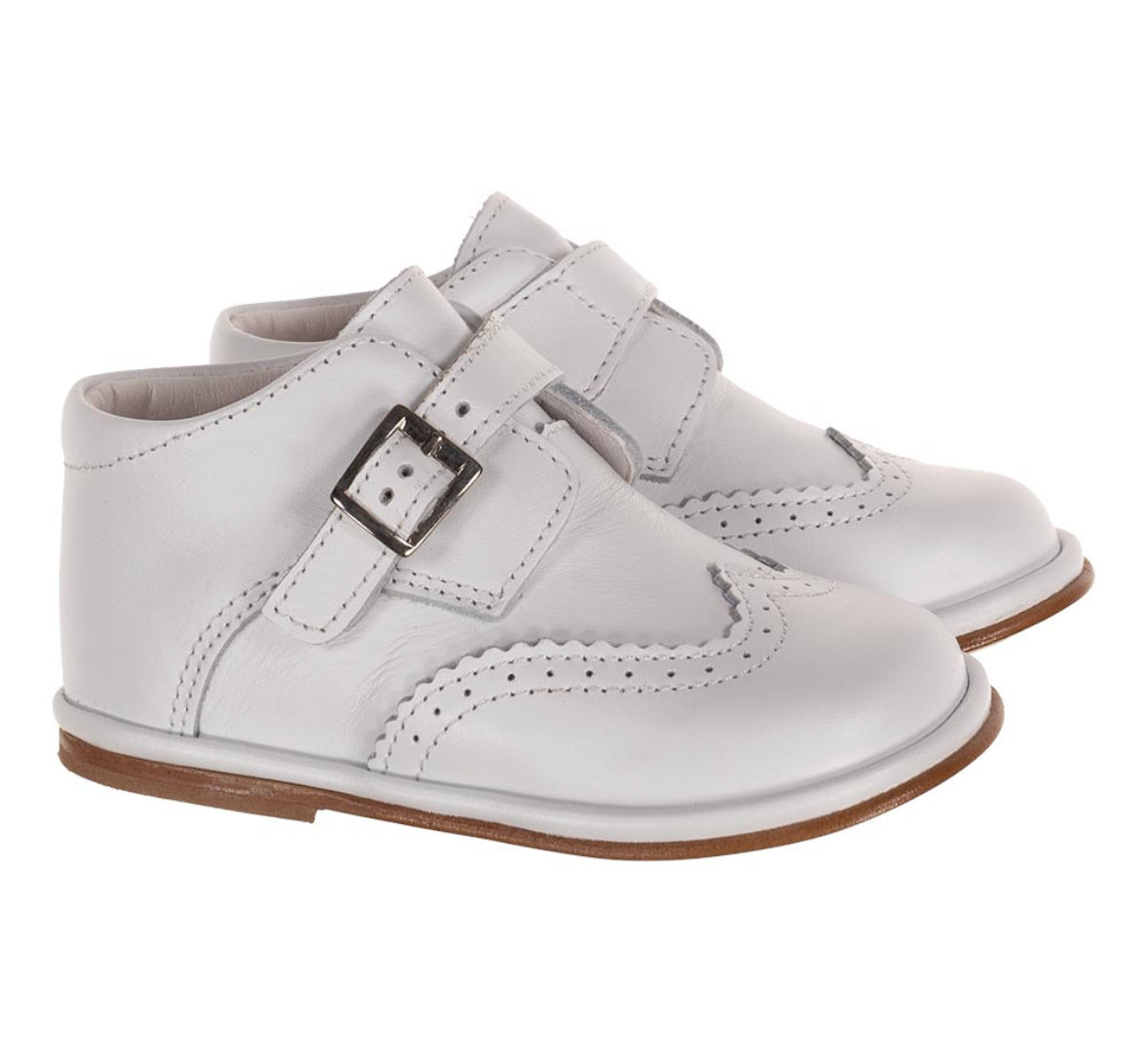 Borboleta Boys White Ankle Boot (Chico)