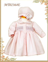 Pretty Originals Smocked Coat And Hat