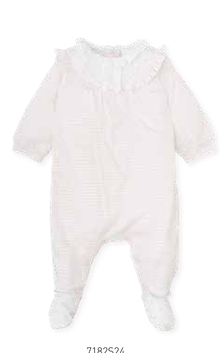Tutto Piccolo Girls Ruffle Babygrow SS24