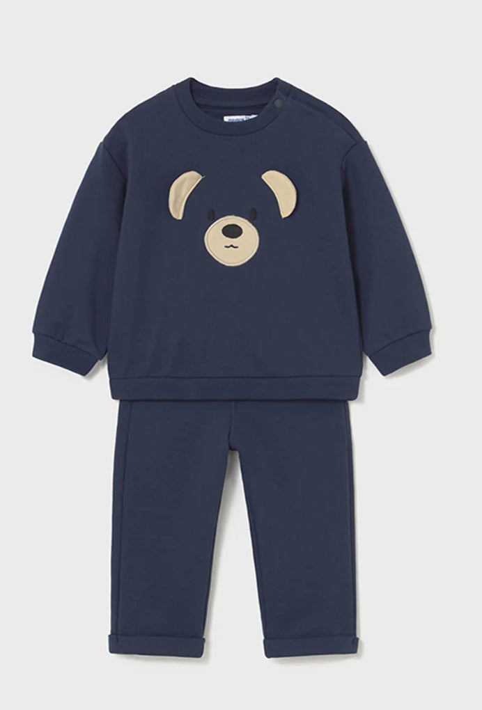 Mayoral Boys Navy Bear Tracksuit AW25