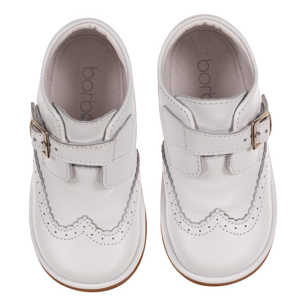 Borboleta Boys White Ankle Boot (Chico)