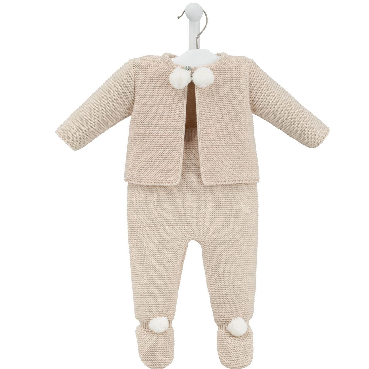 Dandelion Beige Pom Pom Suit