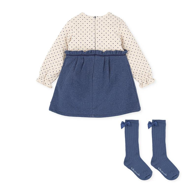 Tutto Piccolo Girls Dress and Socks AW