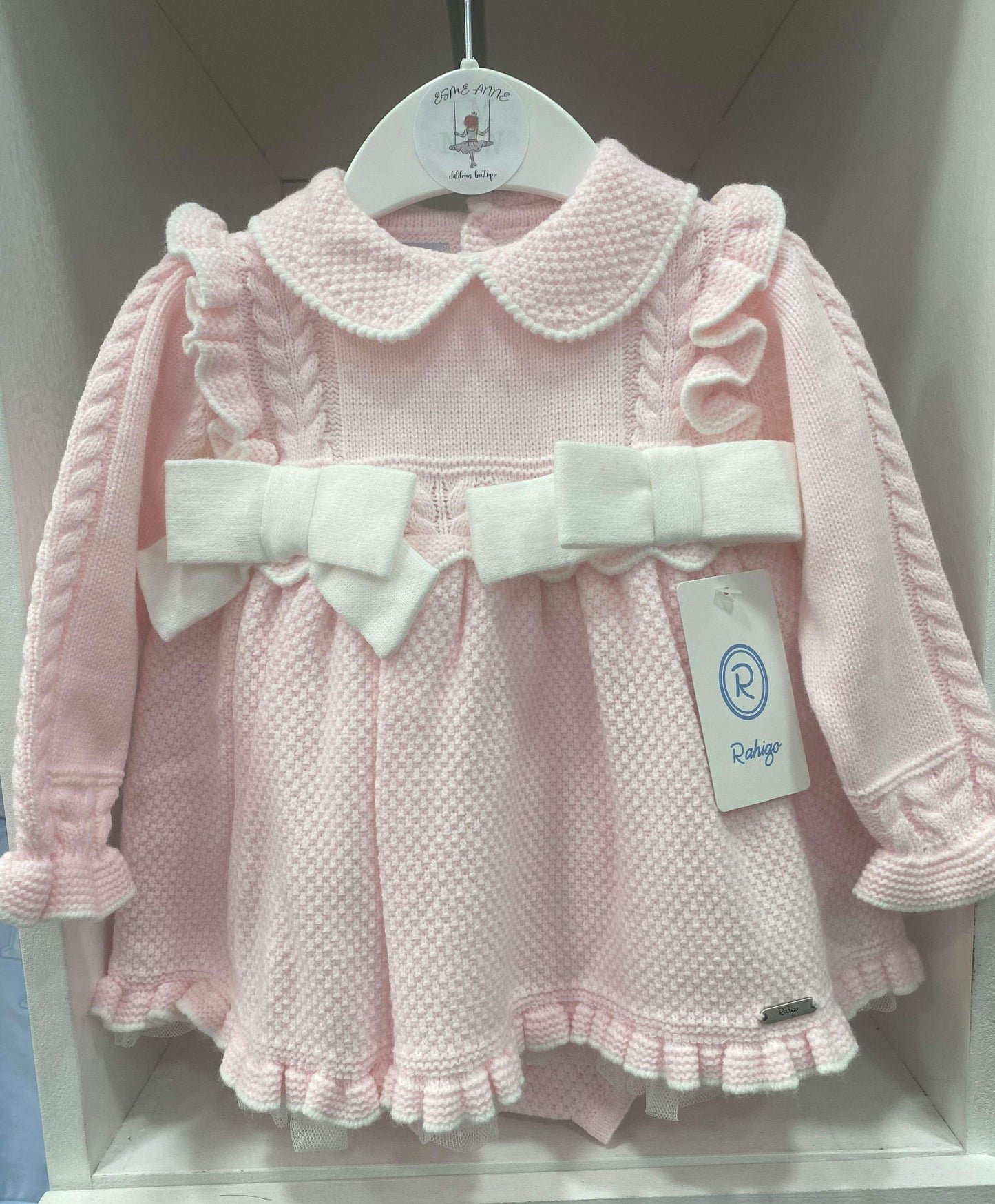 Rahigo Girls Knitted Dress And Pants