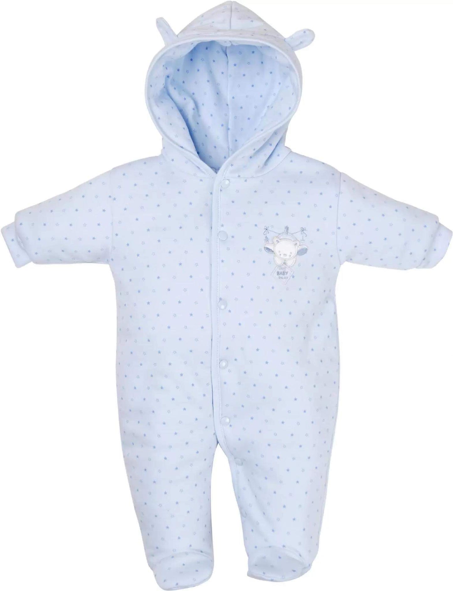 Dandelion Baby Bear Snowsuit Blue