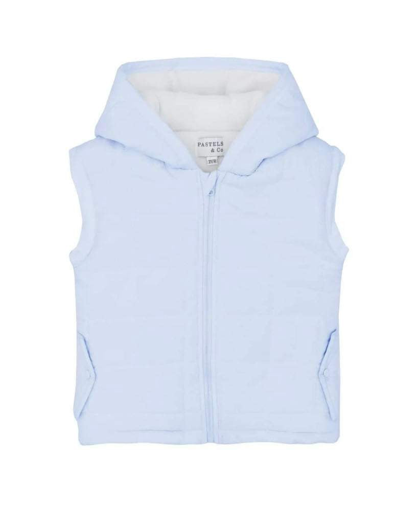 P&Co Heston Boys Blue Gilet
