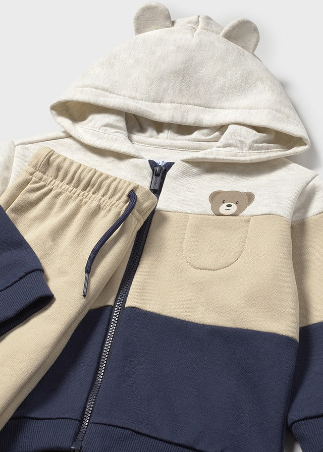 Mayoral Boys Tracksuit Beige/Navy AW25