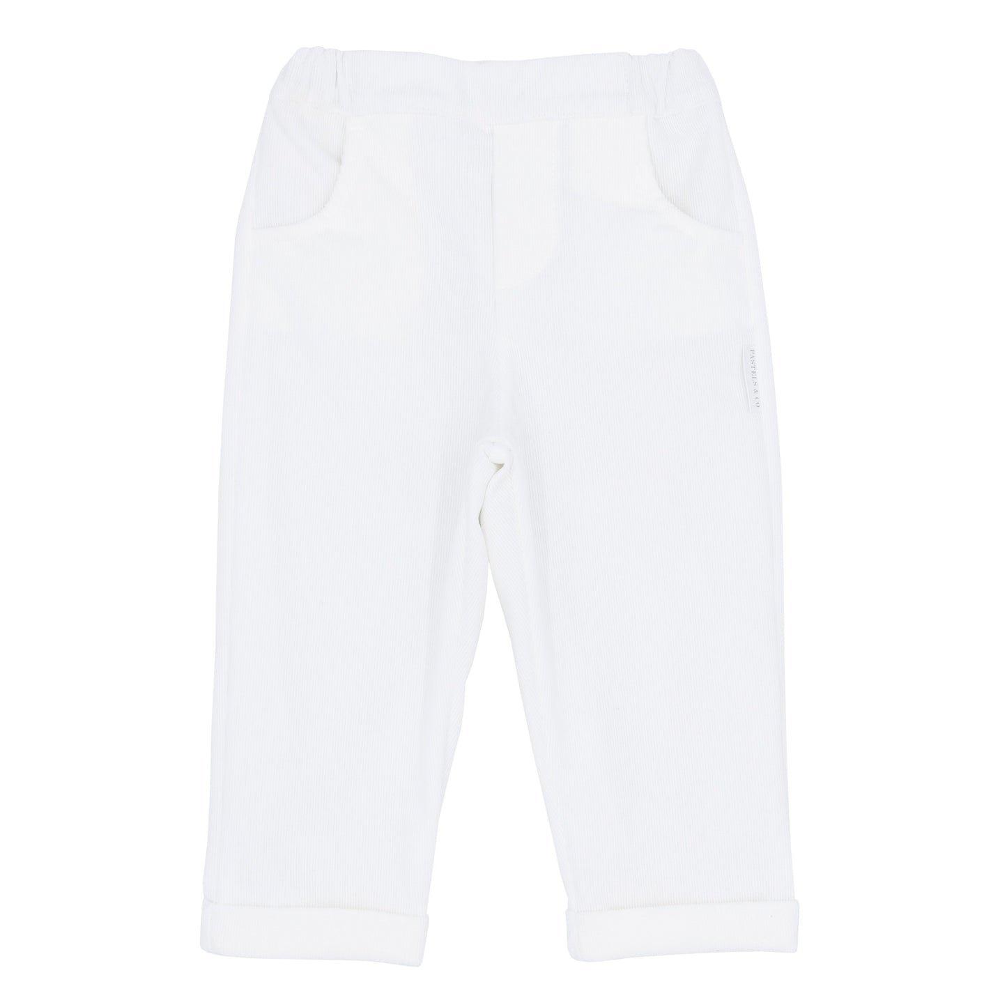 Pastels & Co Boys Cords in Ivory (Denholm) AW25