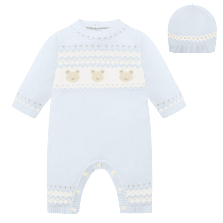 Emile Et Rose Boys Knitted All in One With Hat Kristian AW25
