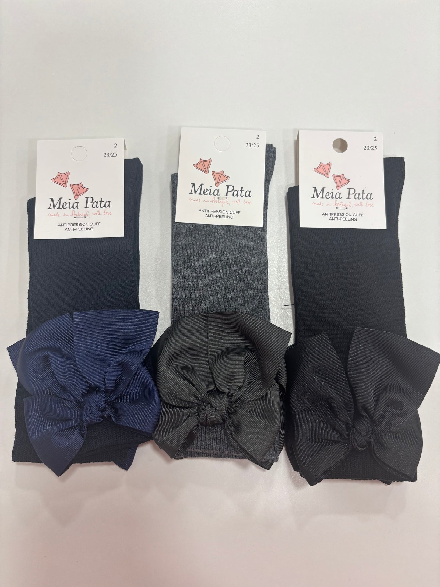 Meia Pata Bow Knee High Socks