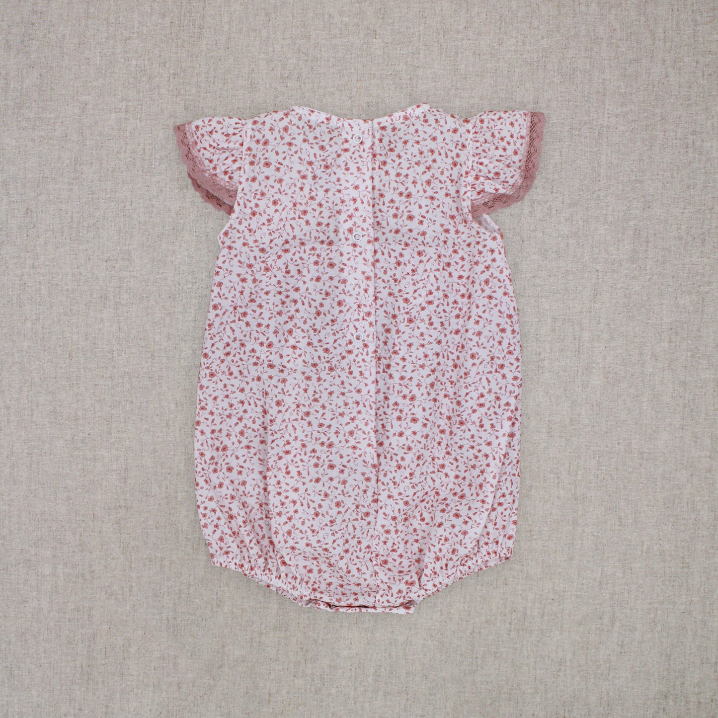 Rapife Ceremony Girls Pink Floral Romper SS25