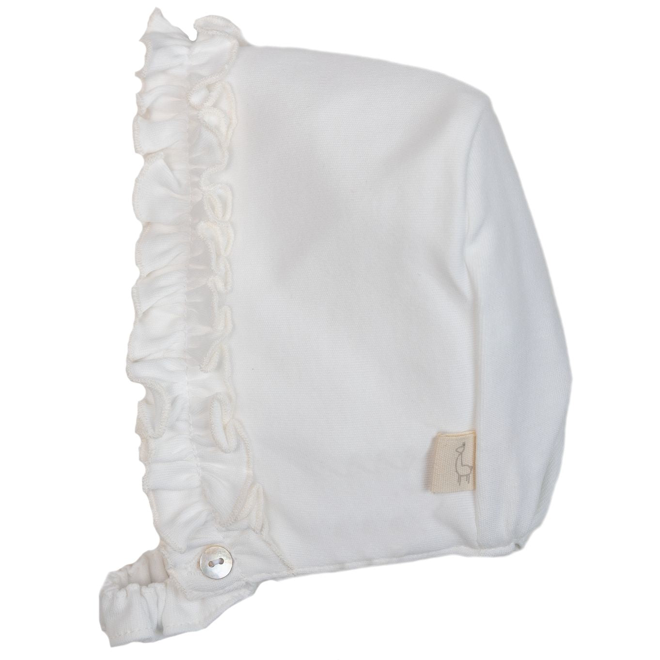 Baby Gi Baby Bonnet in White SS23
