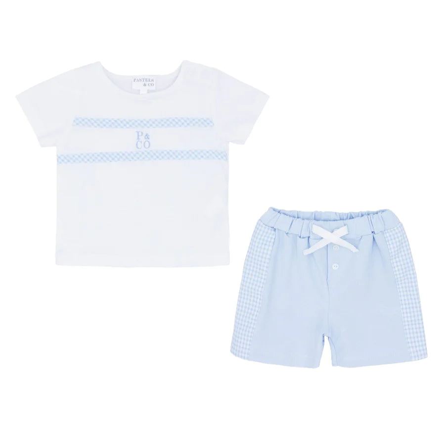Pastels & Co Giffnock Boys Short Set SS23