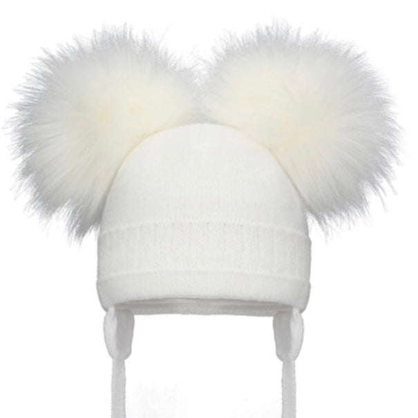 Pom Pom Envy Double Cable Hat(Various Colours)