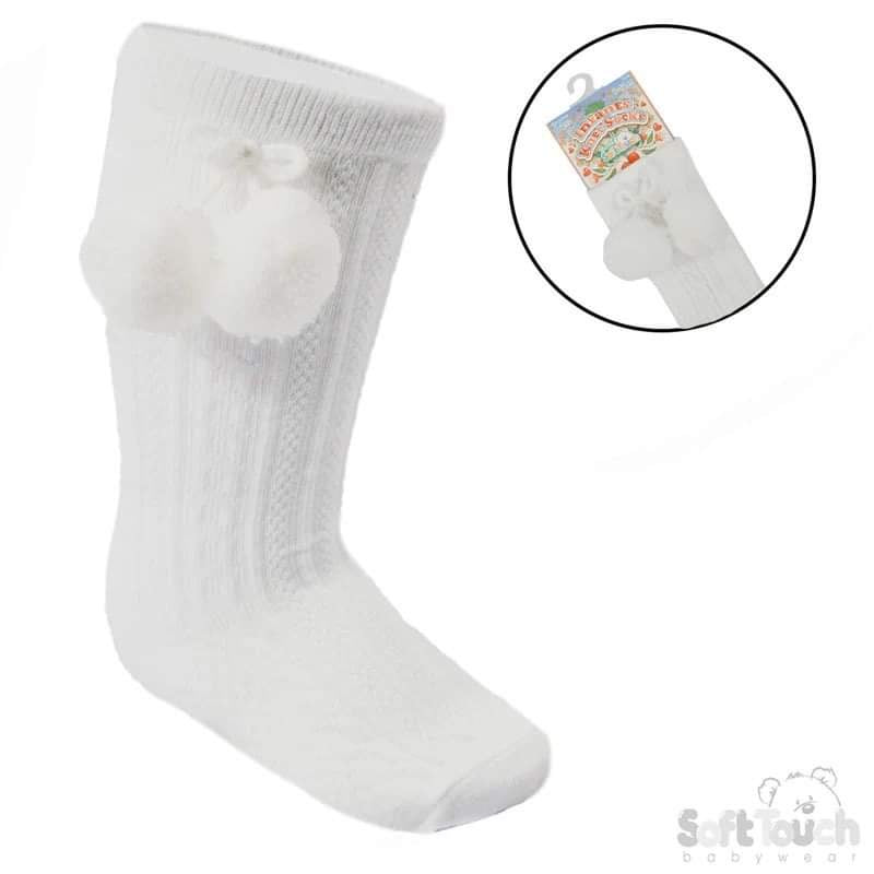 Soft Touch Pom Pom Socks