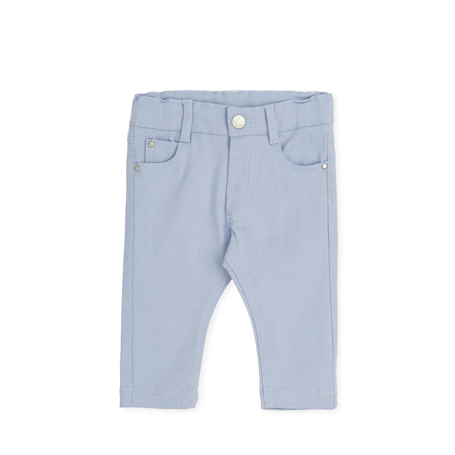 Tutto Piccolo Boys Trousers White or Blue SS23