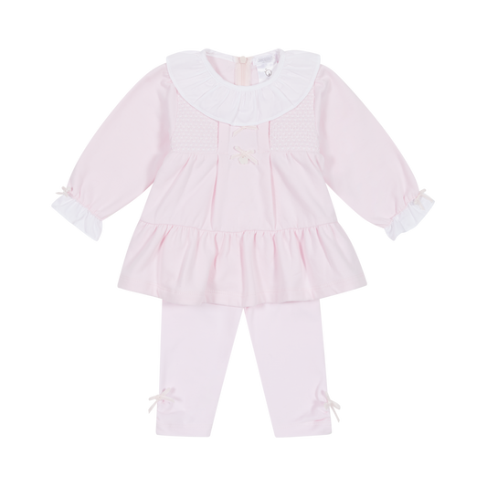 Deolinda Girls Pink Legging And Jumper Set AW24