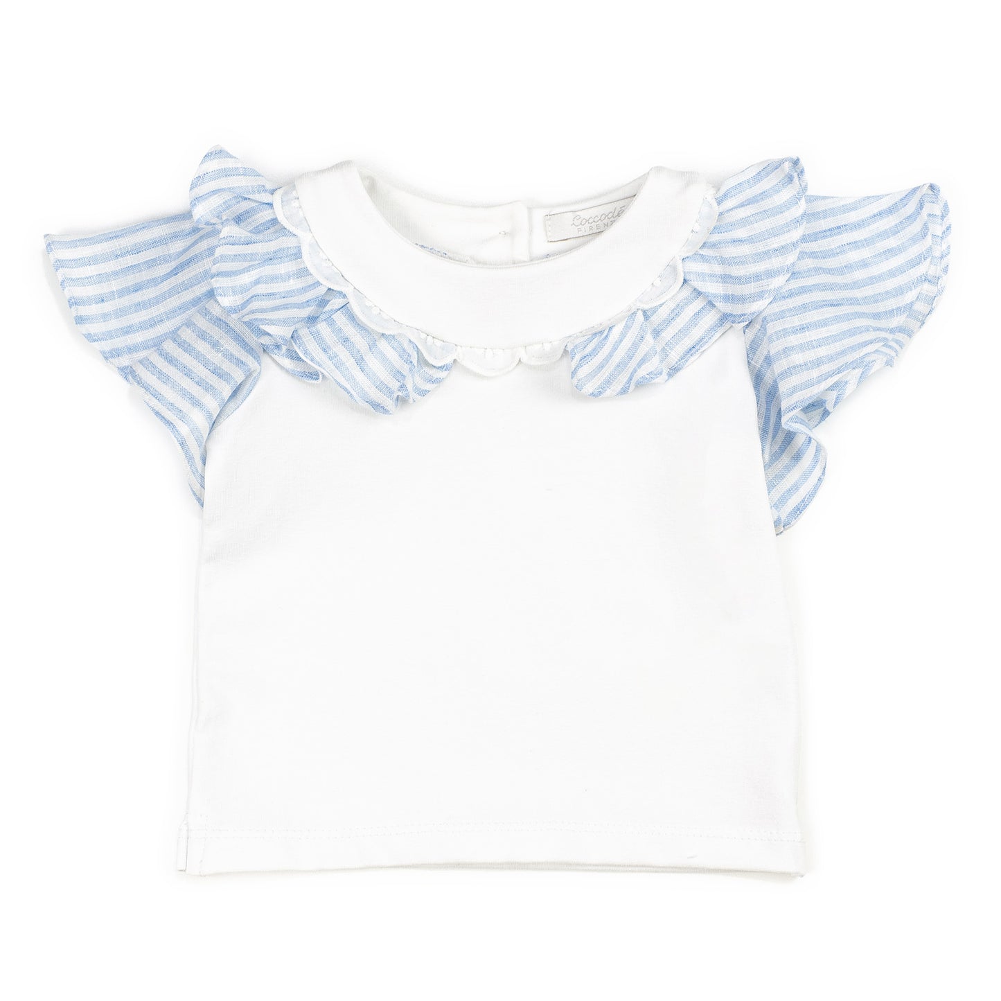 Coccodé Girls Blue Stripe Short Set SS24