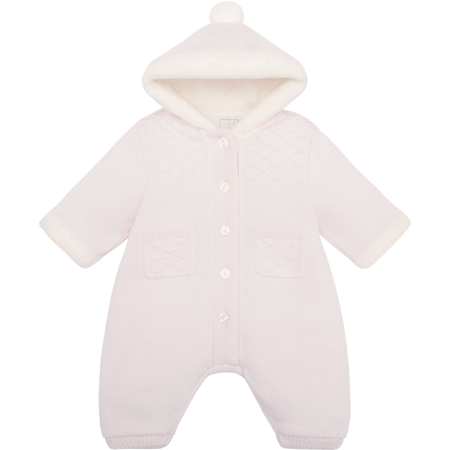 Emile Et Rose Girls Pink Knitted Snow suit Kirsten AW25