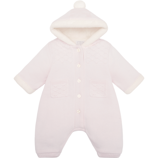 Emile Et Rose Girls Pink Knitted Snow suit Kirsten AW25