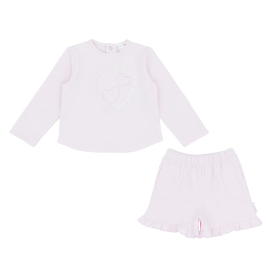 Pastels & Co Girls Top & Short Set AW25 Daisy