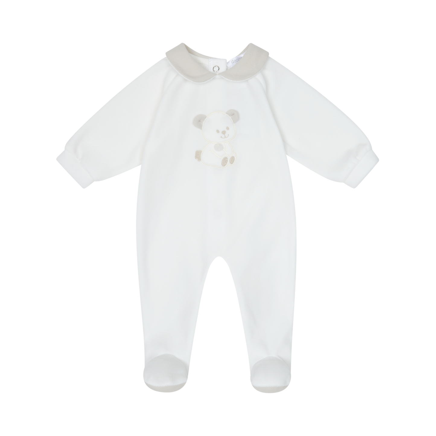 Deolinda Unisex Velour Baby grow Jazz AW25
