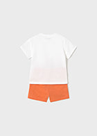 Mayoral Boys Orange Surf Short Set SS25