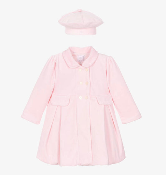 Emile Et Rose Velour Padded Coat & Beret AW