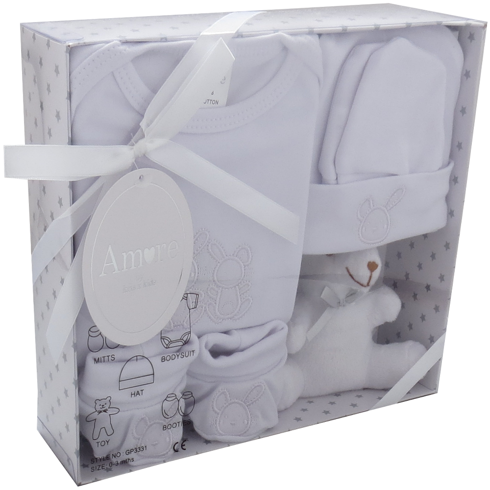 Amore White 5PC Gift Set