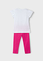 Mayoral Girls Fuchsia Legging Set SS25