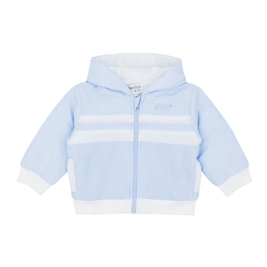 Pastels & Co Boys Summer Jacket Blue/White Zach SS24