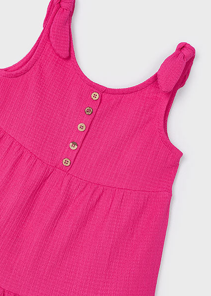 Mayoral Girls Jumpsuit in Fuchsia SS24