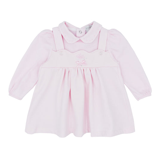 Pastels & Co Girls Mock Pinafore Dress Zita AW24