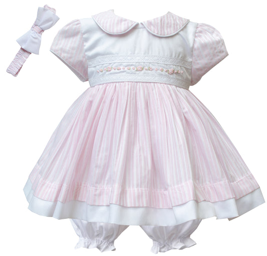 Pretty Originals Girls Dress And Bloomers With Hair Band SS24