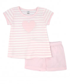 Rapife Girls Heart Short Set SS24