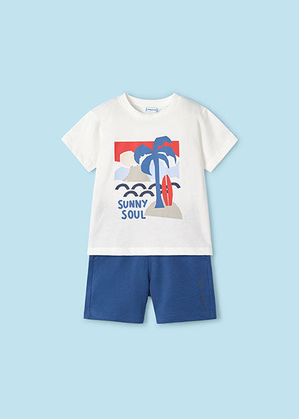 Mayoral Boys Blue Short Set SS24