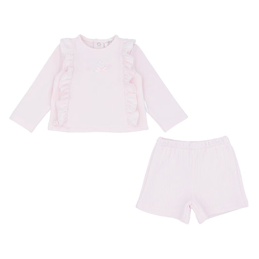 Pastels & Co Girls Unice Top & Short Set AW24