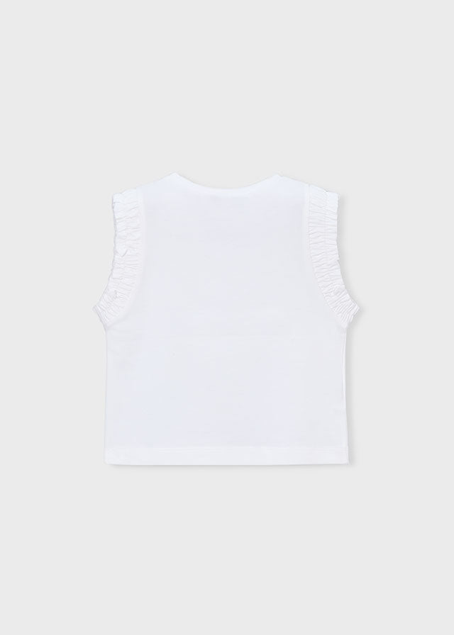 Mayoral Girls Pink Floral Cycling Short Set SS26