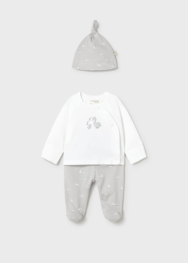 Mayoral Baby 3 Piece Love you Set With Hat SS26