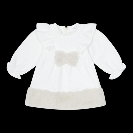 Deolinda Girls White Dress AW25 Jazz
