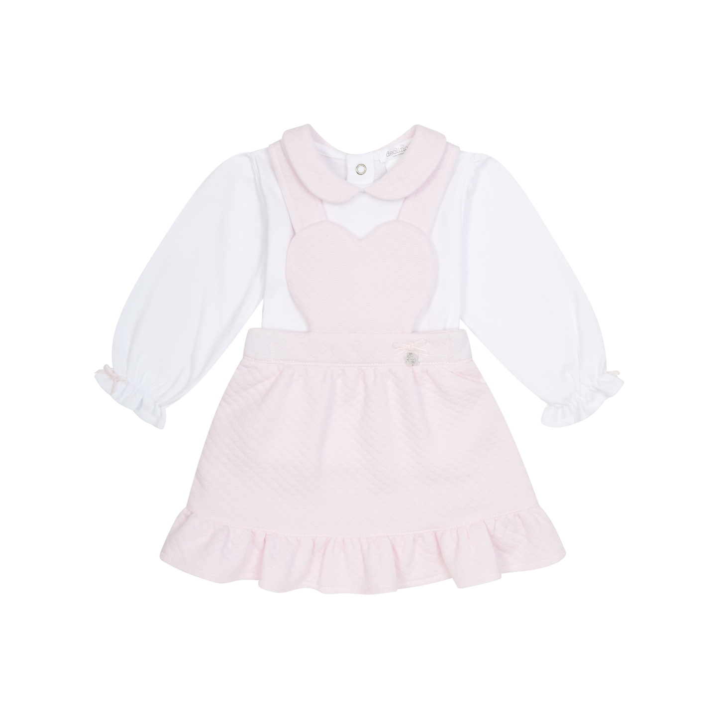 Deolinda Girls Top And Pinafore Hearts And Stars AW25