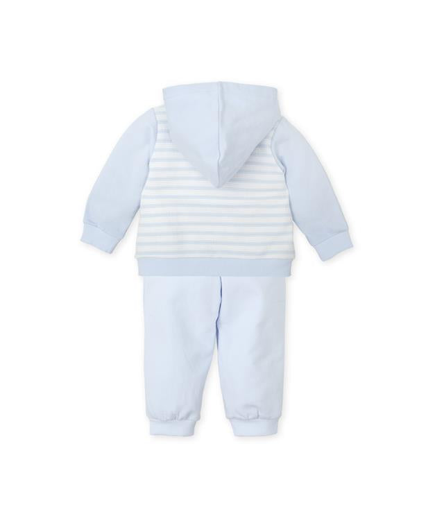 Tutto Piccolo Boys Striped Hooded Tracksuit AW24