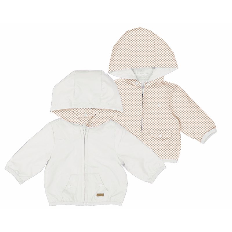 Mayoral Boys White/Beige Reversible Jacket SS25